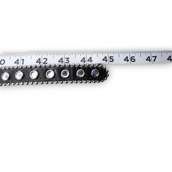 Womens Leather Rhinestone Western Belt Size‎ Medium / Large main image 4